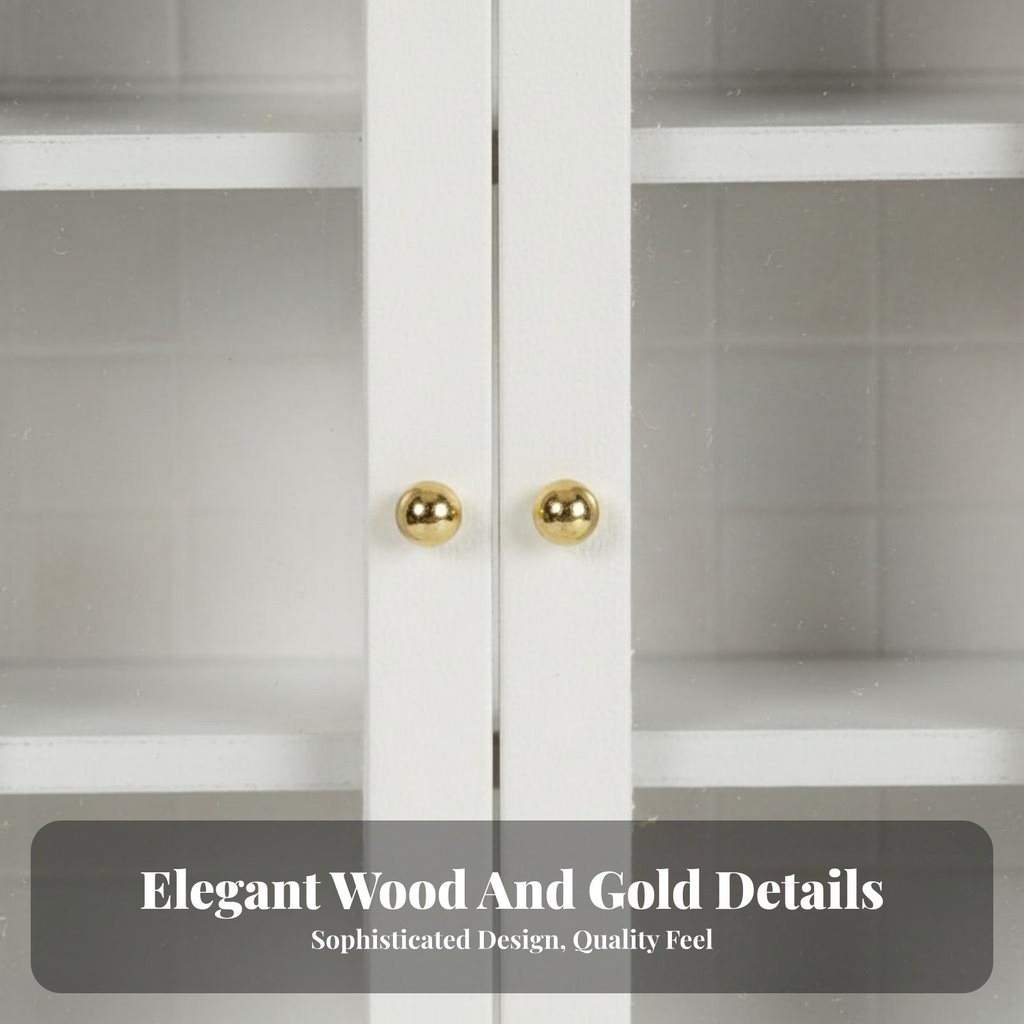 การออกแบบที่สมจริง 1:12 Scale ตู้แขวนเปิดประตูได้ 1:12 Scale Wall Cabinet ดีไซน์ทันสมัยสําหรับตกแต่ง