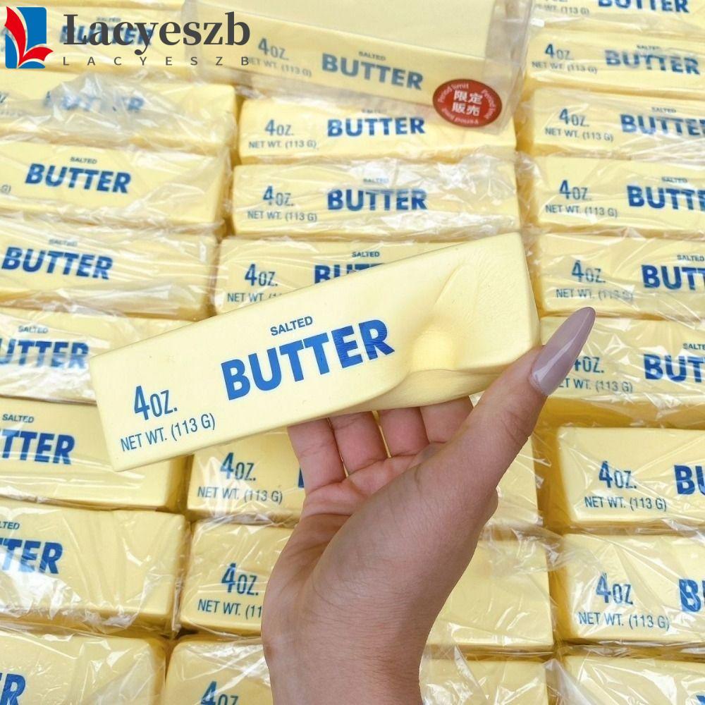 LACYESZB แท่งเนยรีบาวด์ช้านุ่ม, ของเล่นบีบมือปล่อยความเครียด, ความวิตกกังวลบรรเทา Sensory Relax ของขวัญยืดหยุ่นสมจริง Butter Sticks สําหรับ