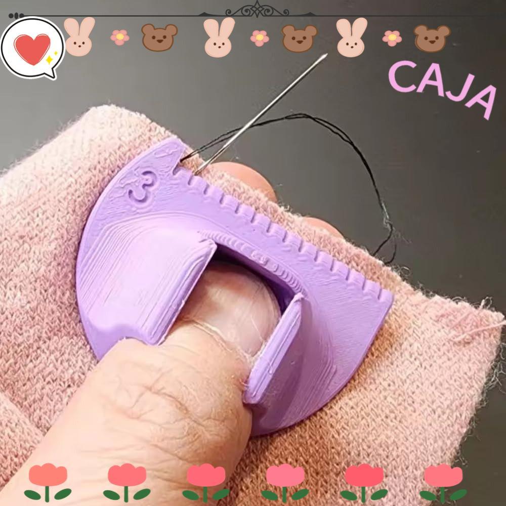 คาจา1 เครื่องมือวัดอเนกประสงค์สําหรับเย็บผ้า พร้อมแม่แบบและขนาดลื่น ชุดอุปกรณ์ช่วยเย็บมือ DIY