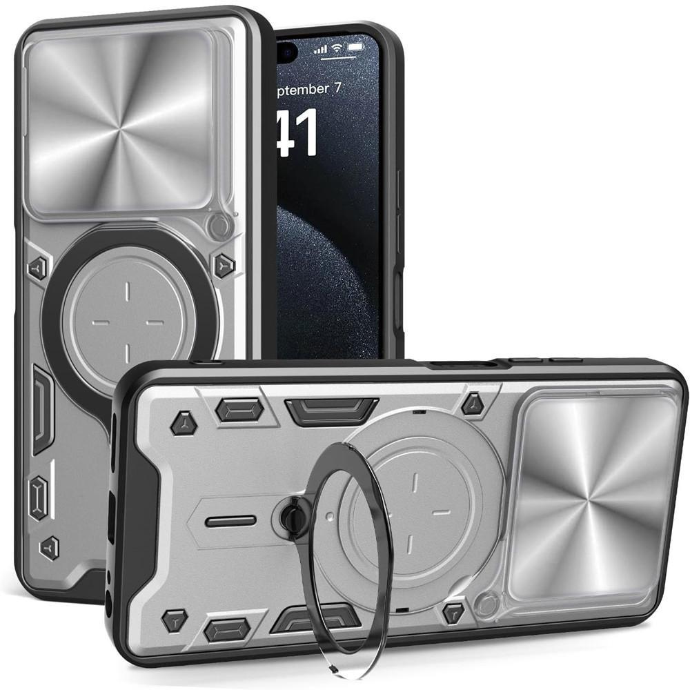 กันกระแทกหนักเคสโทรศัพท์พร้อมขาตั้งโลหะเหมาะสําหรับ Tecno Pova 6 Neo Pova 5 Spark Go 2025 Spark 30C 