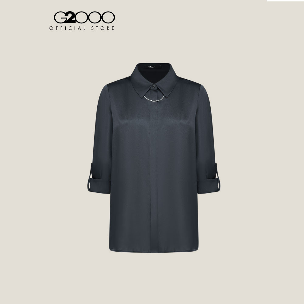 G2000 เสื้อเบลาส์สำหรับผู้หญิง Loose Fit รุ่น 5124107879 NAVY