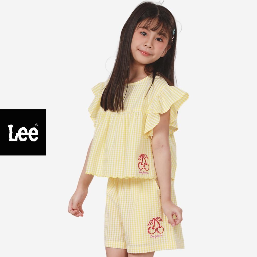 LEE KIDS เสื้อแขนสั้นเด็กผู้หญิง คอลเลคชั่น Lee Fresh รุ่น LK S425GBLON29 สีเหลือง