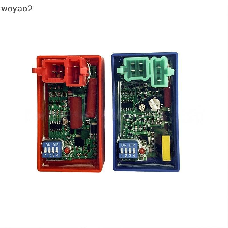 [woyao2] การแข่งรถประสิทธิภาพสูง CDI 6PIN พร้อมสวิตช์ DIP สําหรับ AKT125 RX125 FT125 FT150 Stable สํ