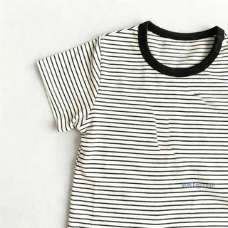 ฤดูร้อนใหม่เสื้อผ้าเด็ก บาง ชุดเด็ก เดนิม เครื่องมือบอดี้สูทสองชิ้น 4-42 เดือนเด็กสบายระบายอากาศแฟชั่นลายด้านบน + ง่าย ชุดเอี๊ยม ชุดรอมเปอร์ สไตล์เกาหล