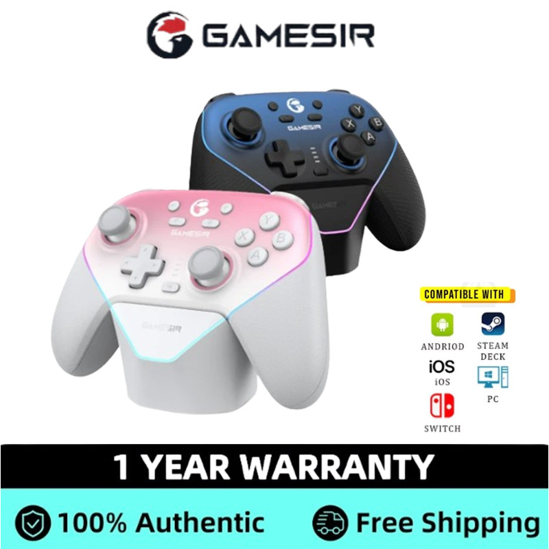 GameSir Nova Pro Supernova สวิตช์เกมแพดไร้สาย 2 เกมแพด Pro เกมแพด PC Steam Bluetooth Steam Gaming Ni