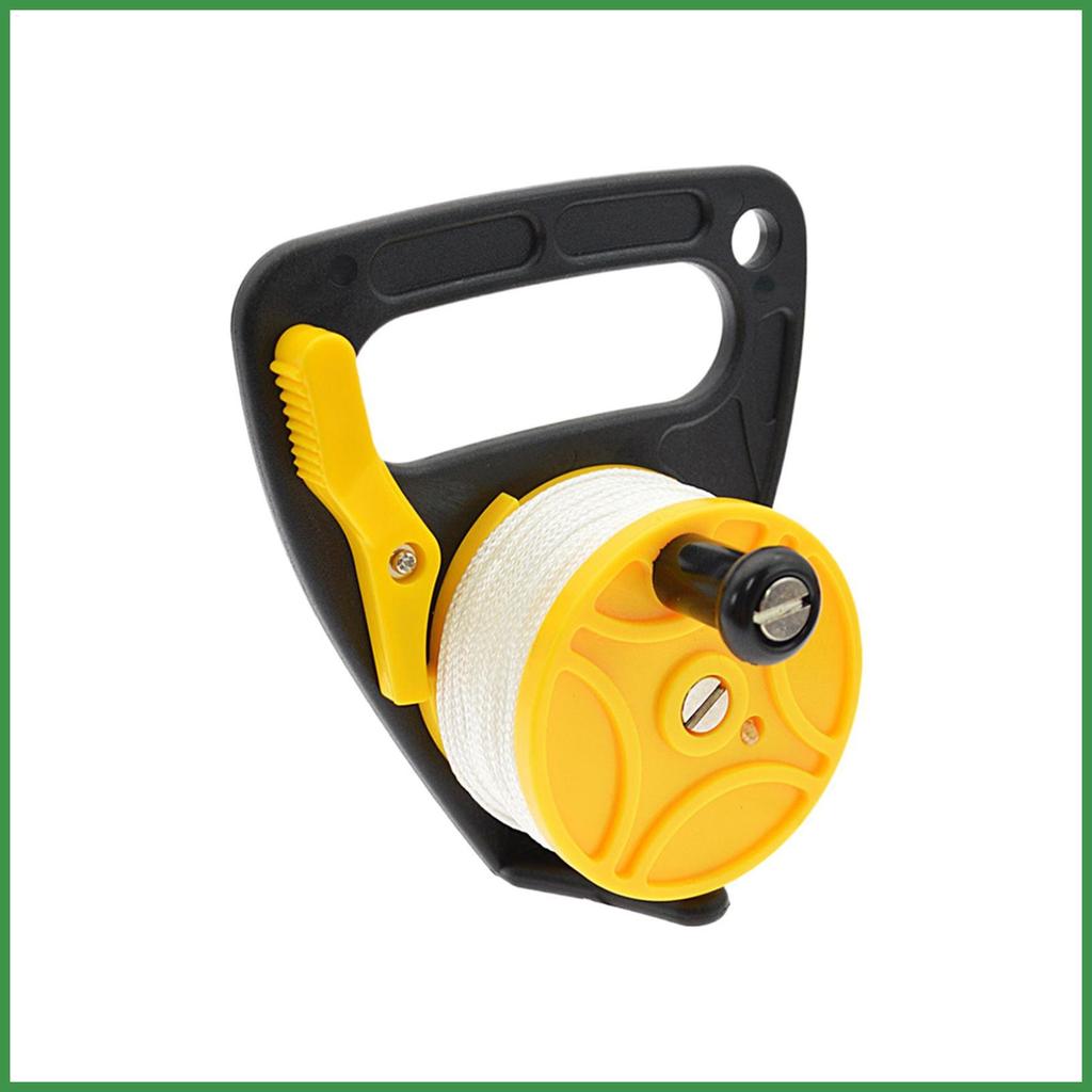 Scuba Dive Reel ขนาดกะทัดรัด Scuba Dive Reel Kayak Reel การมองเห็นสูง Retractable สายไฟดําน้ํา Reel 