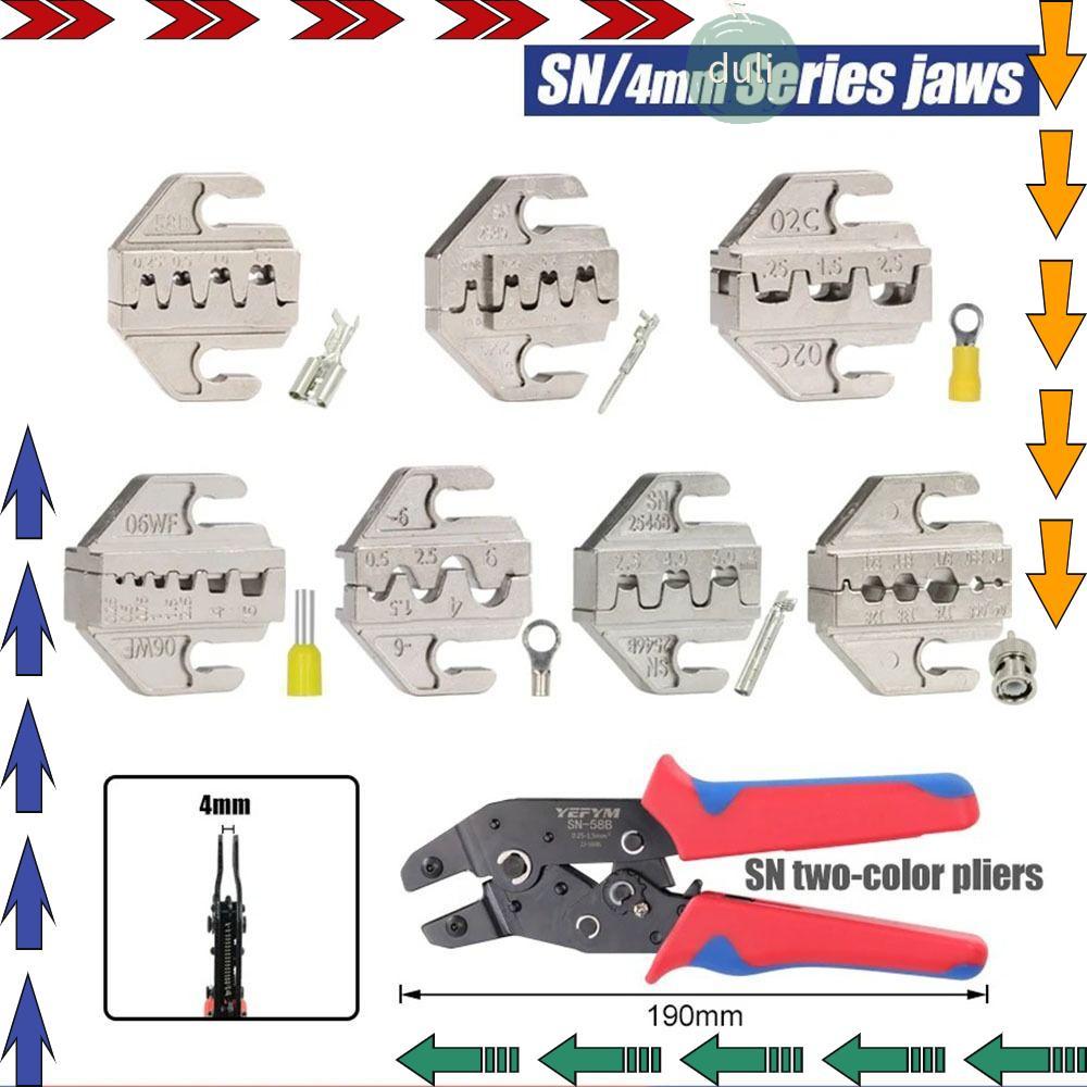 DUILIAN SN CRIMPING คีมขากรรไกร, 06WF 2549 03H Alloy CRIMPING คีมขากรรไกร, SN-2546B 02C กว้าง 4 มม.4