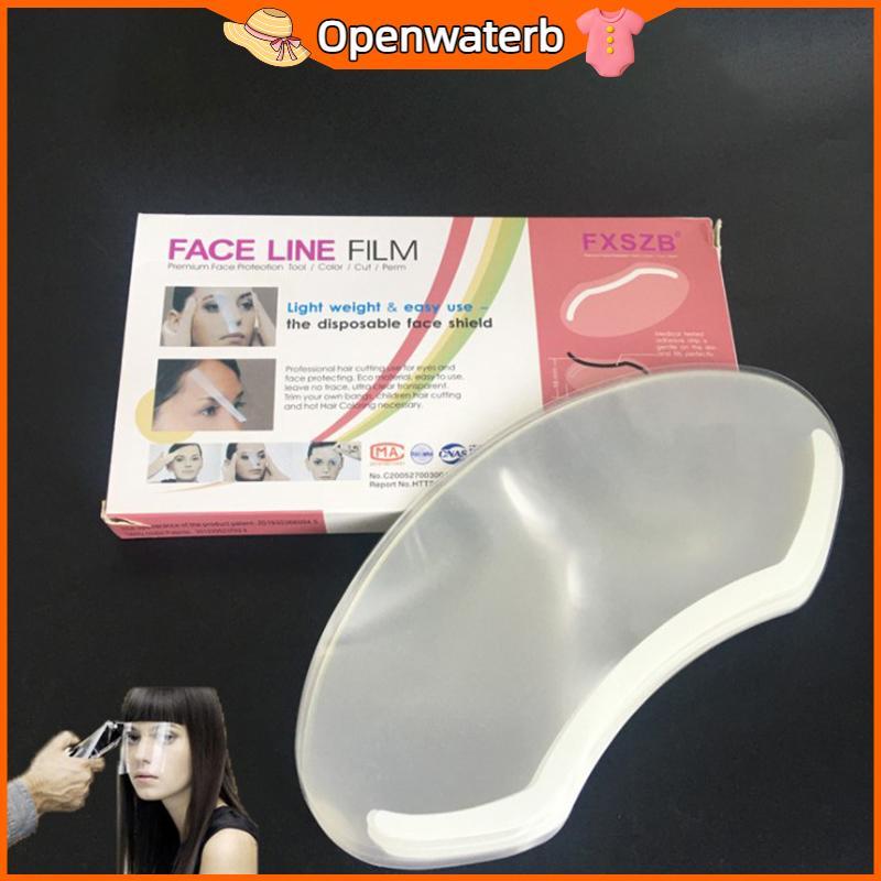 [KAN] 50 ชิ้น Hairdressing Eye Mask โปร่งใส Eye Shield Kit Dye Perm Face Cover FXH