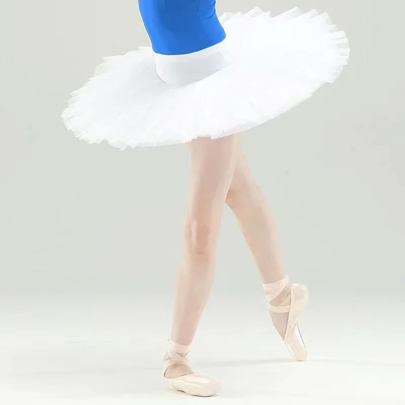 Kinder อาชีพบัลเล่ต์ Swan Lake Tutu ปัญญา Zwart Elastial Taille Kindergarten Hard Mesh Tutu S Met Sl