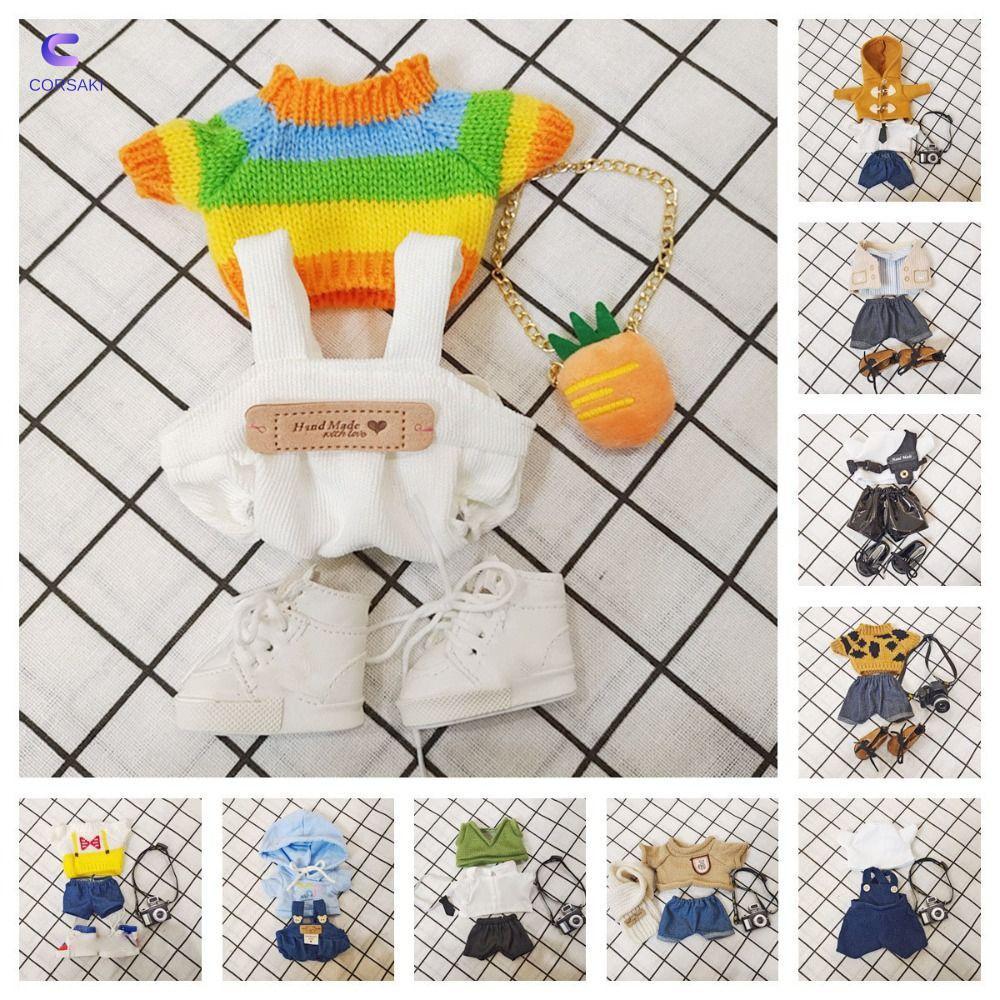 CORSAKI Doll Clothes Hoodies, Mini Toys Accessories เสื้อกันหนาวตุ๊กตา, Multistyles Fashion Idol Dol