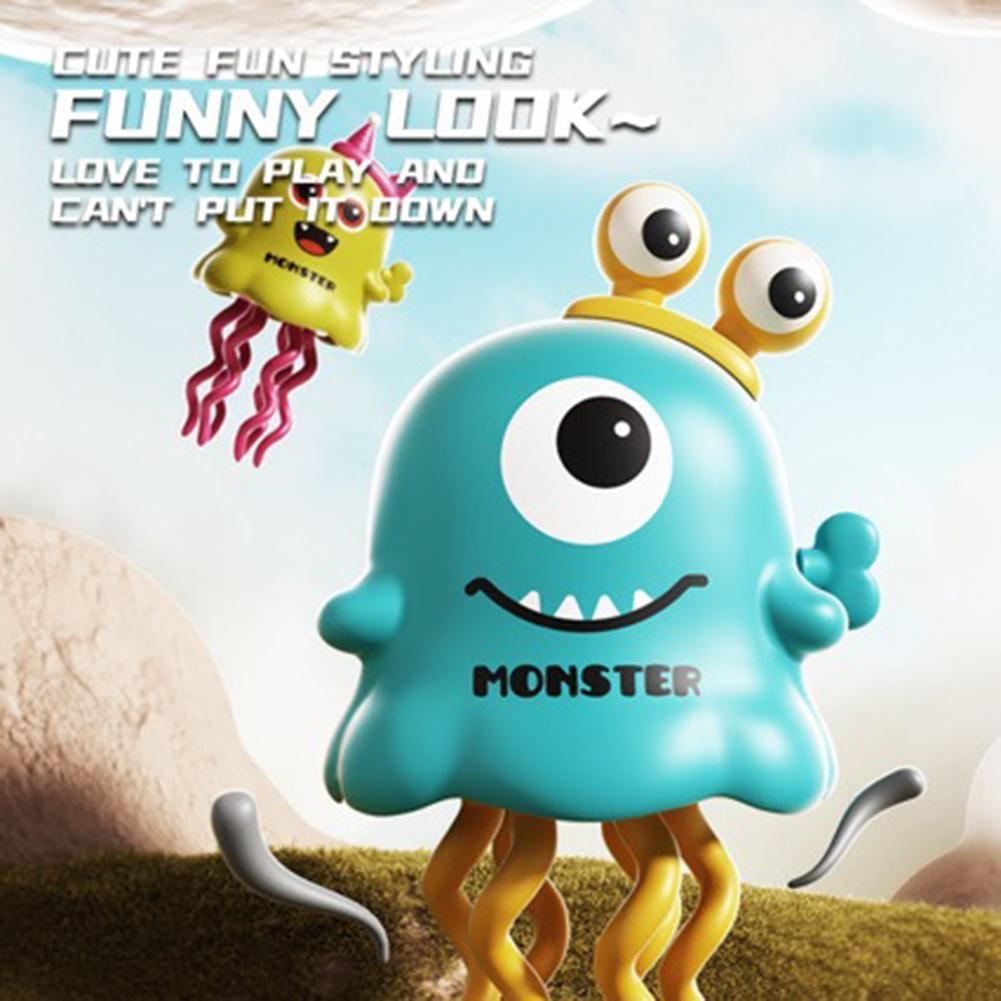 Wind-up Dancing Octopus Toy Interactive Action Figure สําหรับความเครียดบรรเทาและ Early A1m4