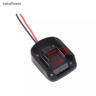 Takaflower อะแดปเตอร์แบตเตอรี่ Li ion 18V DIY สําหรับ BL1830 BL1840 BL1850 ตัวแปลงอเนกประสงค์สําหรับสว่านไร้สายการเพิ่มประสิทธิภาพในโรงรถใหม่