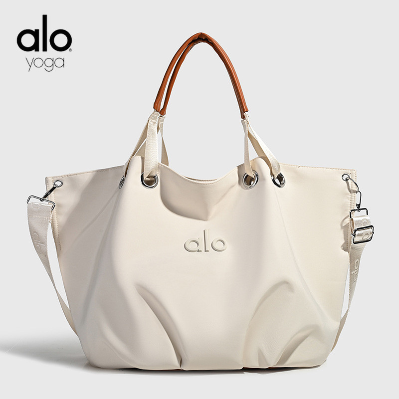 Alo Cross-Border Fashion Large-ความจุ Tote Bag Female Bag Commuter Fashion Handbag Sports Yoga Bag Female