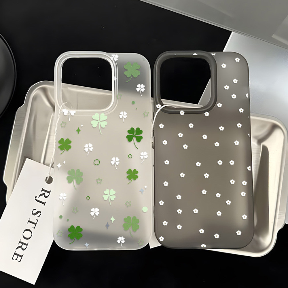 โคลเวอร์สี่แฉก Ultra Thin เคส for Samsung A56 A55 A07 A17 A06 A16 A05S A15 S24 S23 S25 S26 Ultra FE A53 A54 A26 A35 A36