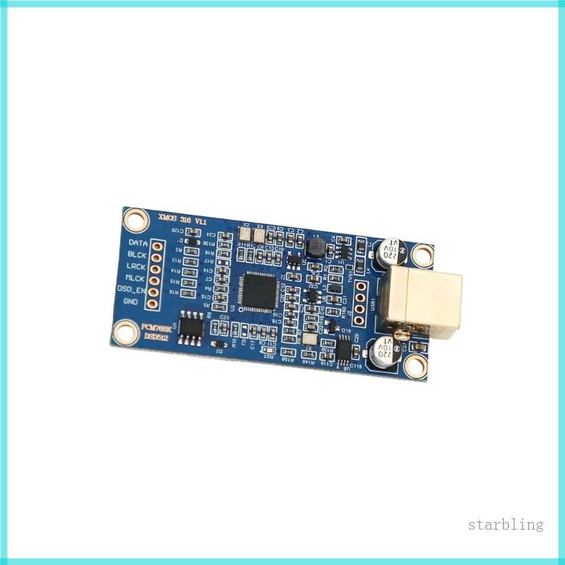 Star Professional XMOS XU316 อินเทอร์เฟซดิจิตอล USB 32bit 768K DSD512 Converter