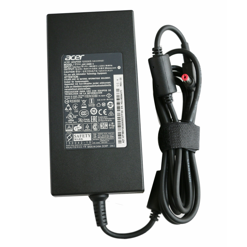 19.5V 9.23A 180W อะแดปเตอร์ AC สําหรับ Acer Helios 300 PH315-553-53KP PH315-53-73RT
