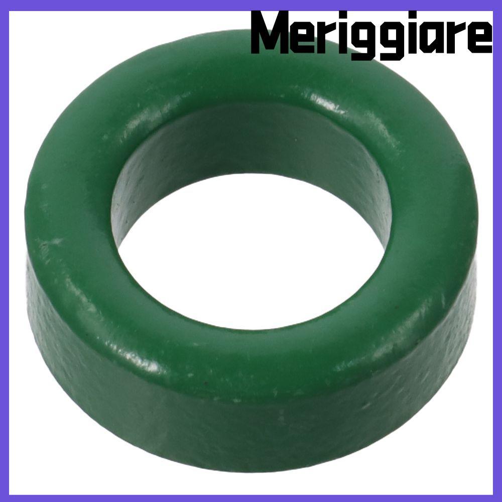 MERIGGIARE Toroid Ferrite Core, Ferrite Chokes Ring Restraining Interfal, Power Transformer Green Me