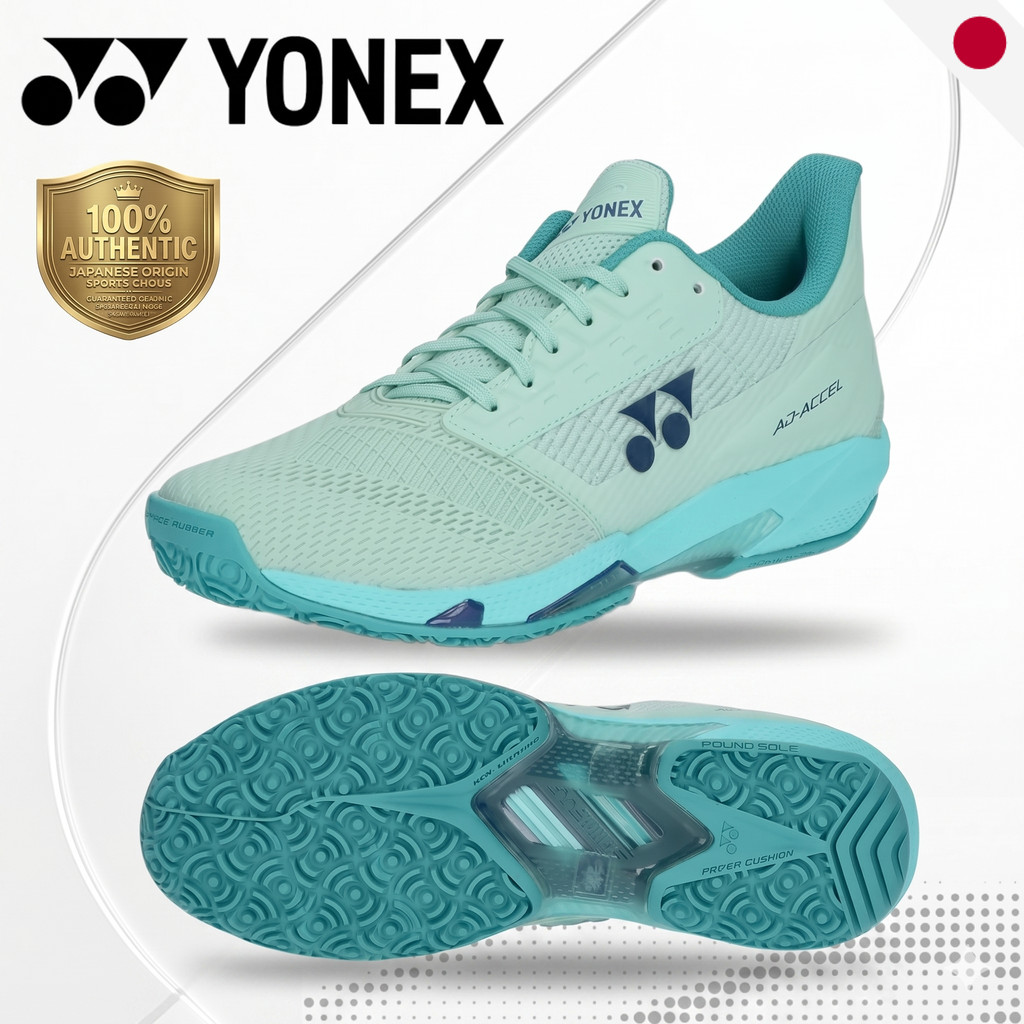 รองเท้าเทนนิส Yonex Power Cushion AD-ACCEL L GC - สีเปปเปอร์มินต์ (190) -