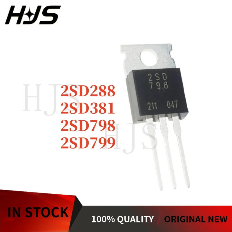 10PCS 2SD798 2SD799 2SD381 2SD288 D798 D799 D381 D288 TO-220 Darlington ทรานซิสเตอร์ MOS CHIP IC G2G