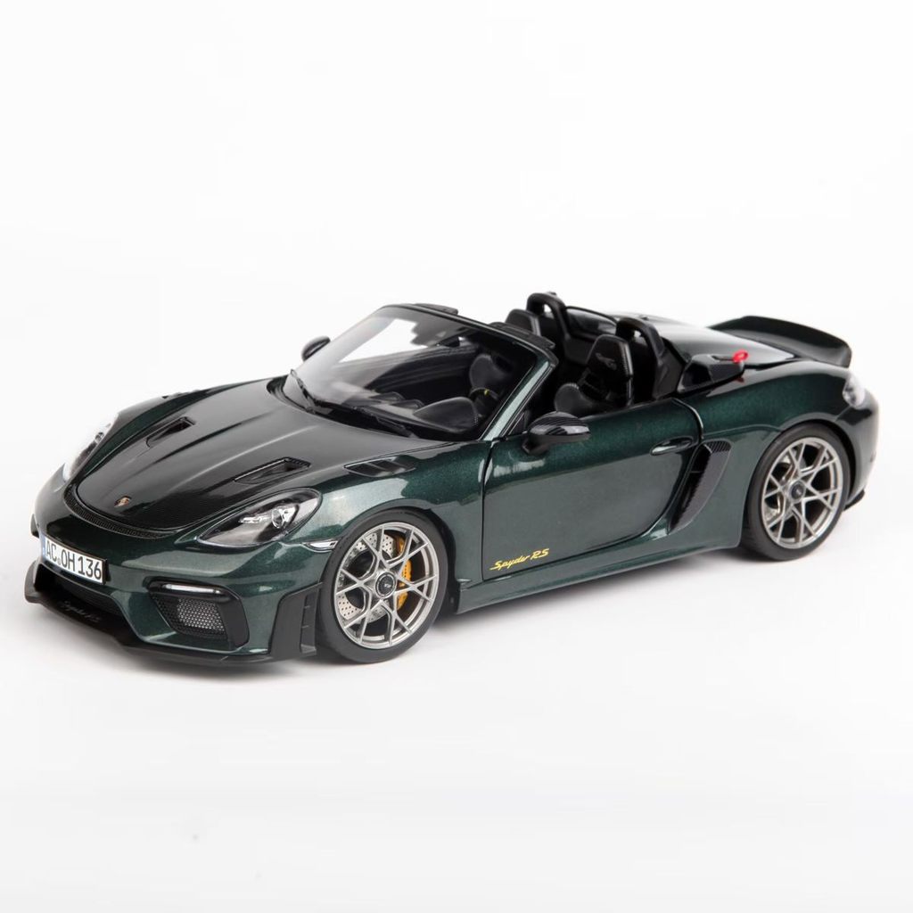 NOREV 1/18 Porsche Porsche 718 Spyder RS 2023 โมเดลรถโลหะผสมจําลอง