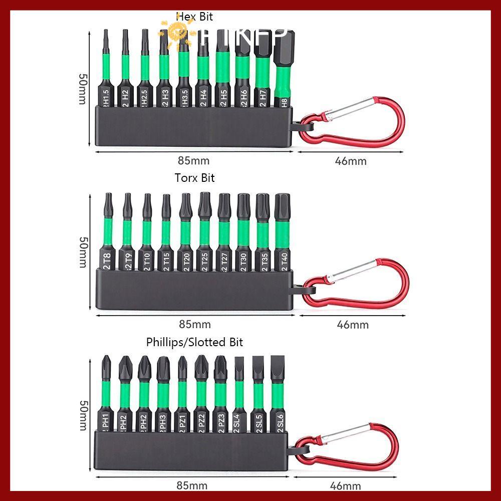 PTKFPT09 10 ชิ้นไขควงบิต, S2 Alloy Impact Ready Impact Bit, Driver Bit ความแข็งสูงแม่เหล็ก Hex Bit เ