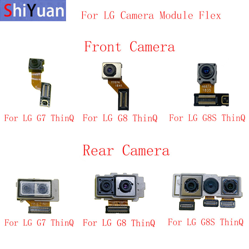 ด้านหลังสําหรับ LG G7 ThinQ G8 ThinQ G8 ThinQ G8S ThinQ หลักโมดูลกล้องขนาดเล็กขนาดใหญ่
