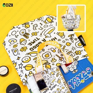 LoomLab กระเป๋ากระสอบ กันน้ำ shopping bag กระเป๋าผ้ากระสอบ แนวอิเกีย ikea กระเป๋าช้อปปิ้งกันน้ำ ถุงใบใหญ่ ใบเล็ก