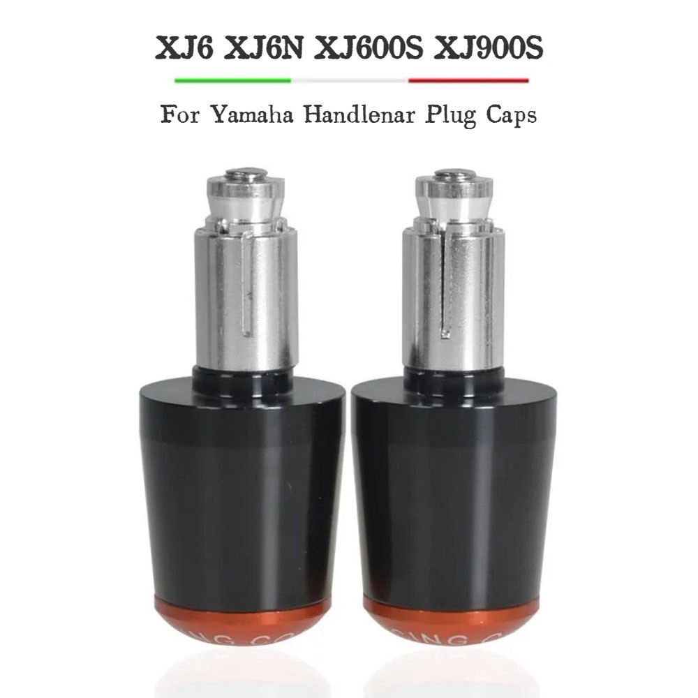 7/8 "22mm รถจักรยานยนต์ Handlebar Grips End Handle Bar Cap End Plug สําหรับ Yamaha XJ6 XJ6N XJ600S X
