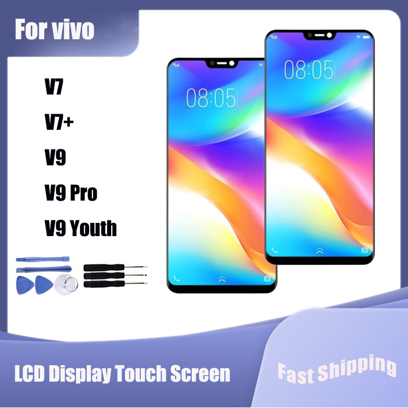 สําหรับ vivo V7 V7+ V9 V9 Pro V9 Youth จอแสดงผล LCD หน้าจอสัมผัสเปลี่ยน