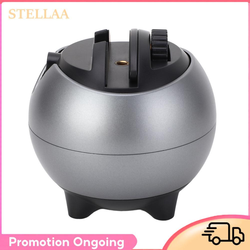 Stellaa ที่วางโทรศัพท์ติดตามใบหน้าอัตโนมัติ 360 องศากล้องหมุนได้ 360 องศามุมกว้างสำหรับการสอนวิดีโอถ