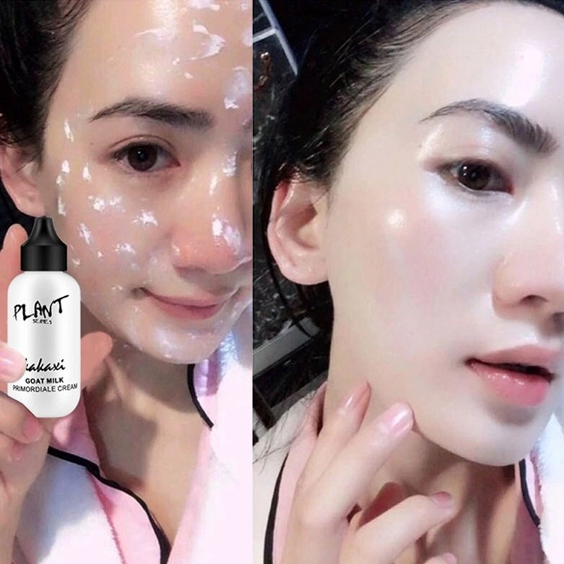 Professional Lazy Foundation Cream Lazy Face Cream แต่งหน้านมแพะ Rejuvenation Full Coverage