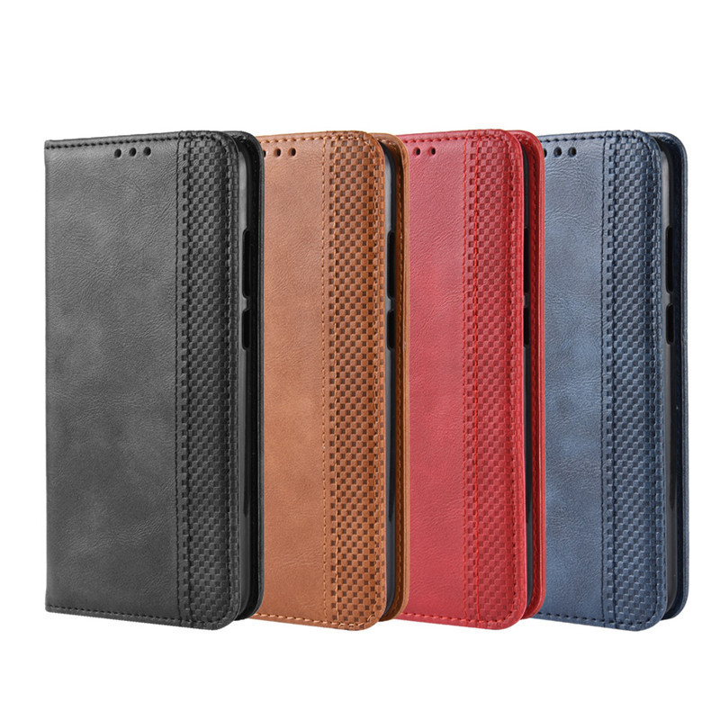 เหมาะสําหรับ Huawei Changxiang 9e เคสโทรศัพท์ Huawei Y6pro 2019 เคสหนังย้อนยุคฝาครอบแม่เหล็กเคสป้องก