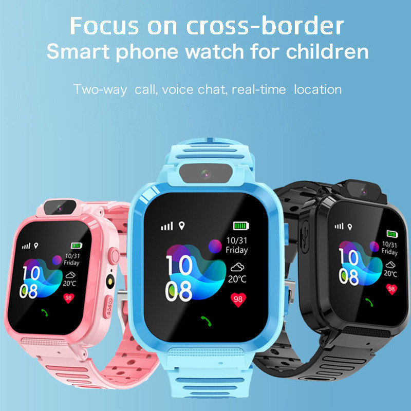 Cross-Border Q16 นาฬิกาโทรศัพท์สําหรับเด็กตําแหน่งภาพถ่ายการค้าต่างประเทศหลายภาษาสมาร์ทFull Netcom S
