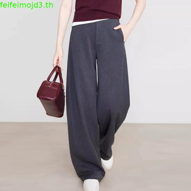 WENDY MID ส่งด่วน+ส่งฟรี (S-7XL) กางเกงขากระบอกกลาง เป็นผ้าไมโครเนื้อผ้าอย่างดีใส่กับเสื้อเชิ้ตก็ดูด