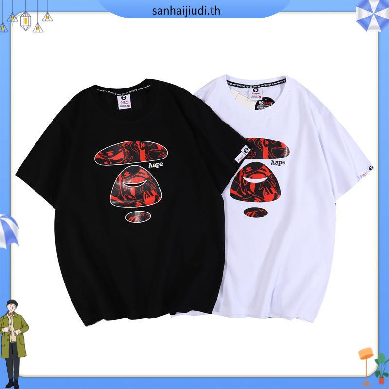 Bape Aape By A Bhating Aape Liberty Walk เสื้อยืดสีดํา
