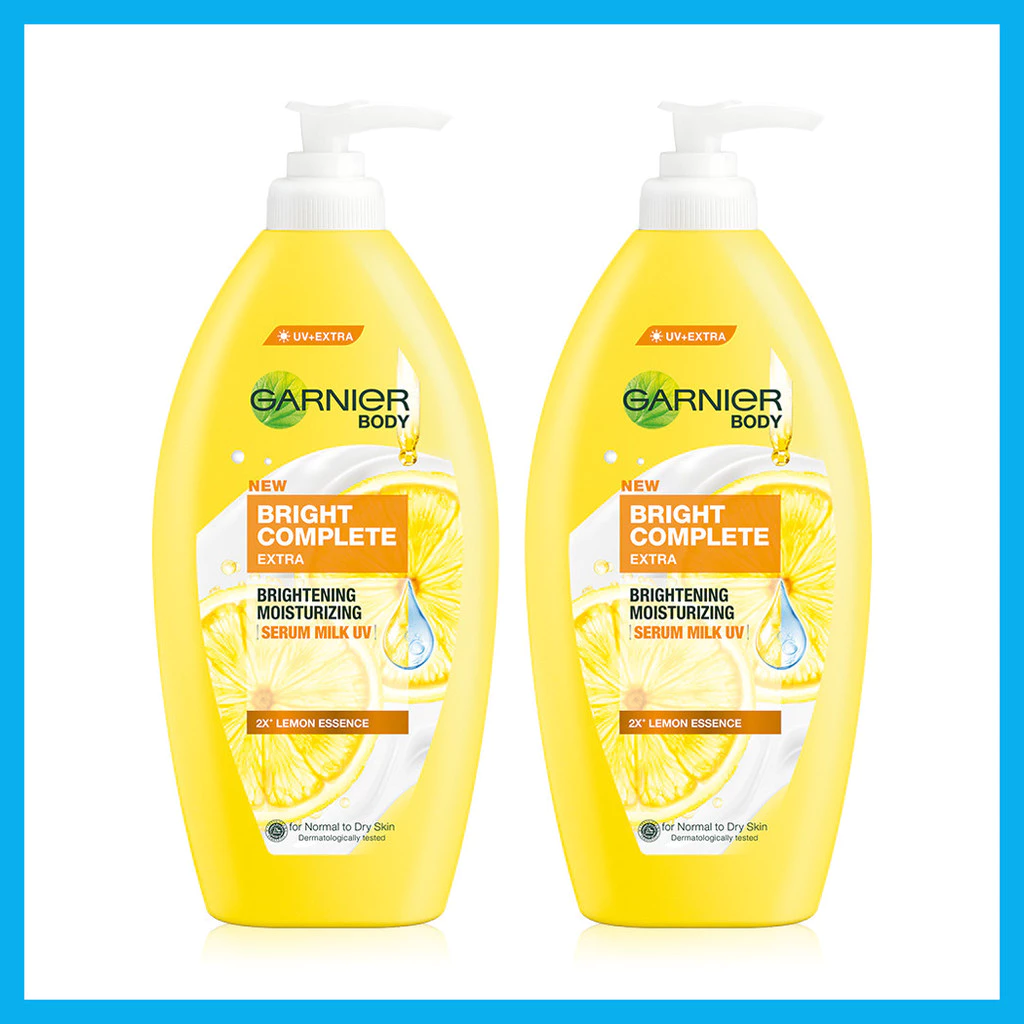 Garnier Bright Body ผลิตภัณฑ์บำรุงผิวกาย 400ml แพ็คคู่ ขาวกระจ่างใส thumbnail 6