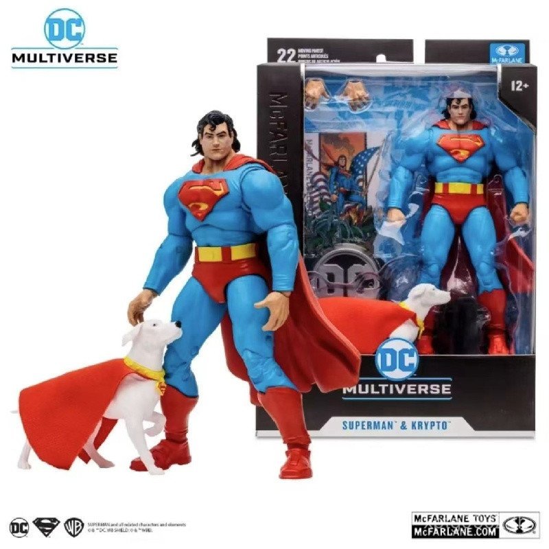 พร้อมสต็อก Mcfarlane Mcfarlane DC Collector Series Superman Return Superman และ Krypton Action Figur