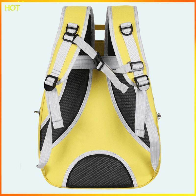 Technicolorsuper Bird Cage Panoramic Pet Backpack Breathable Out Pet Bird Bag Go Out Portable Transp