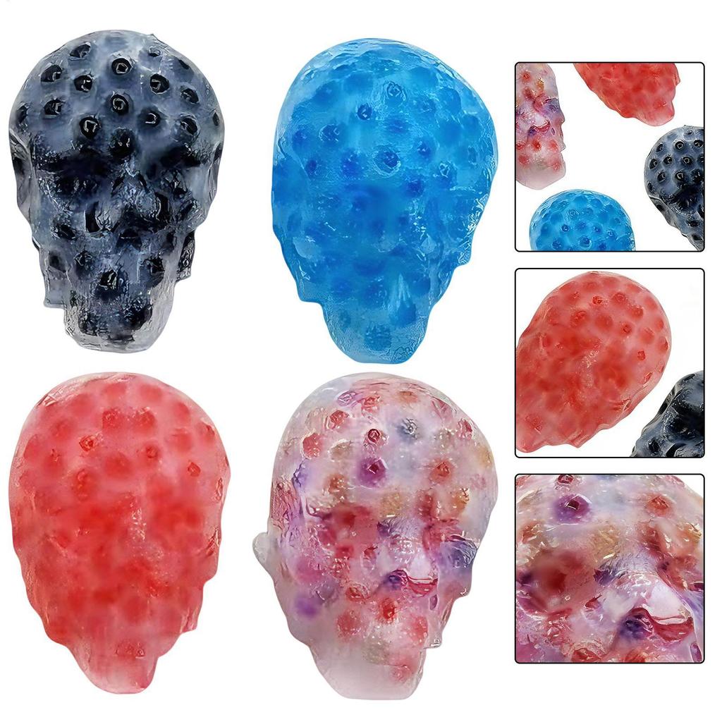 Pimple pop Fidget 4 ชิ้นที่สมจริงนุ่มแปลกบีบผิวหยิบสนุก Sensory ของเล่นสําหรับคนรักครอบครัวเพื่อนวัย