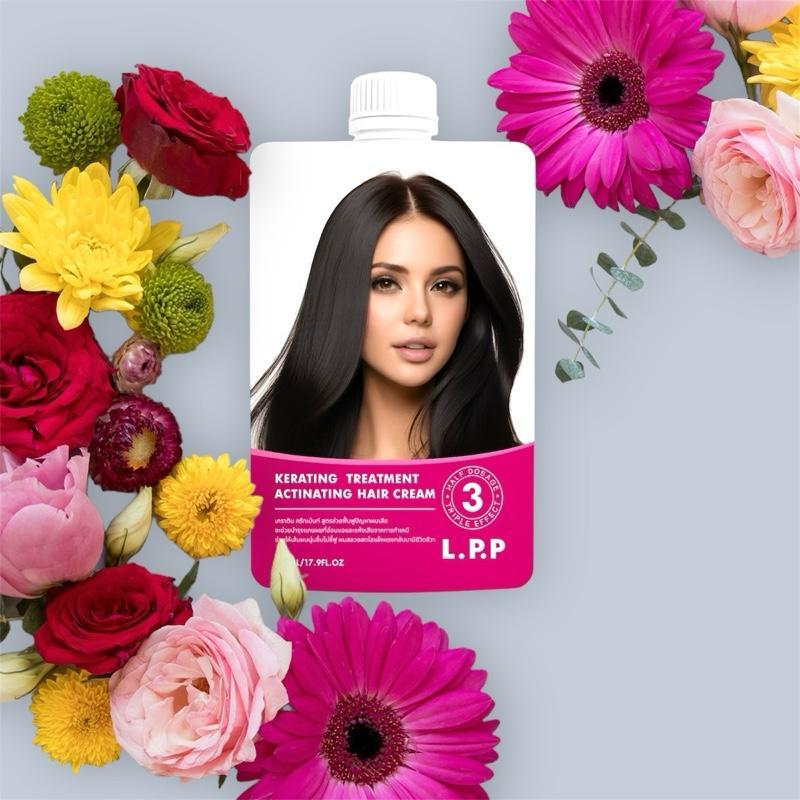 ที่สุดของ LPP ต้องMFเท่านั้น เคราตินสดเกรดพรีเมี่ยม ขนาดใหญ่530ml ผม บำรุง