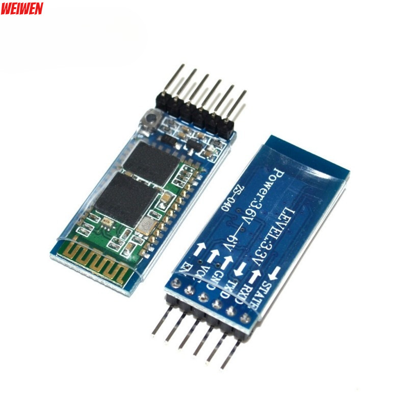 HC-05 master-slave 6pin JY-MCU anti-reverse, โมดูลผ่าน Bluetooth serial แบบบูรณาการ