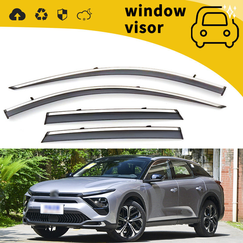เหมาะสําหรับ 21 Citroen Versailles C5X Rain Block ประตู Rain Block หน้าต่าง Rain Eyebrow Rain Baffle