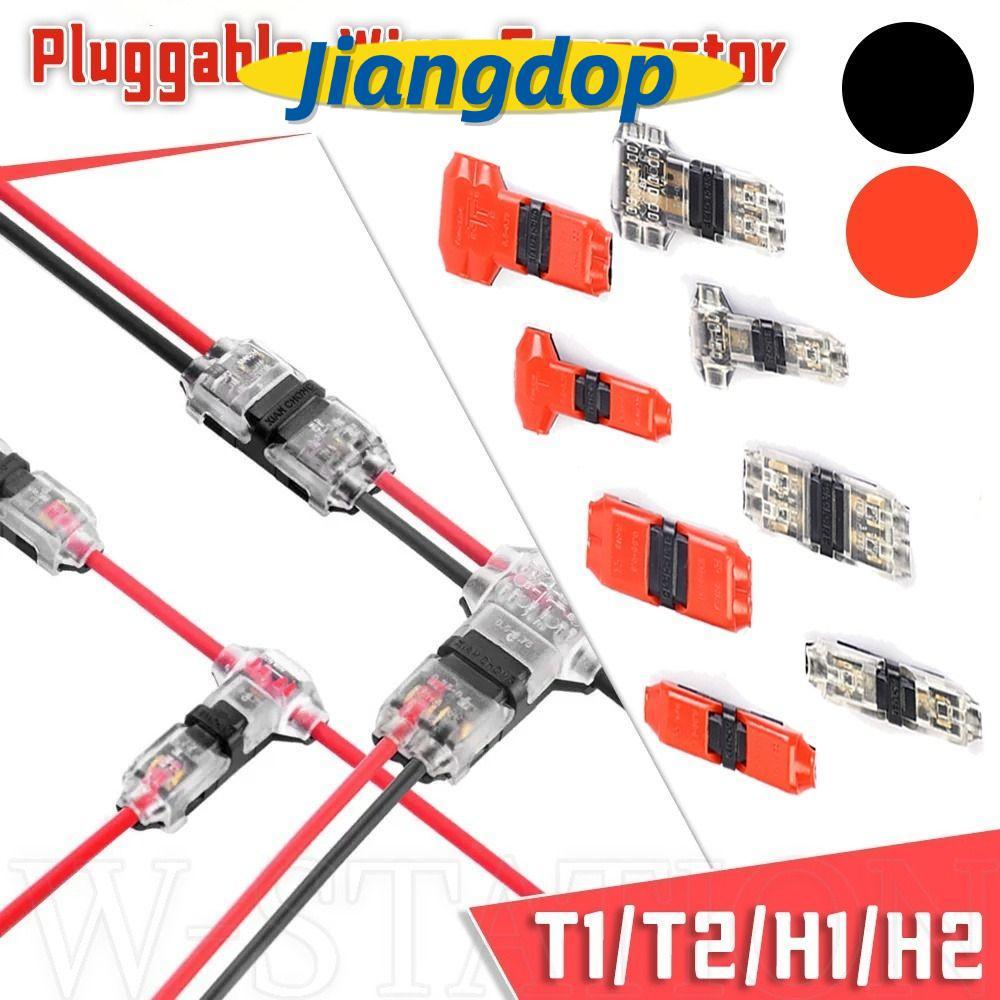 JIANG 1 ชิ้นสายไฟ Crimp,ตัวเชื่อมต่อรถยนต์การเชื่อมต่อสายเคเบิล Strip Pluggable Wire Connector, Quic