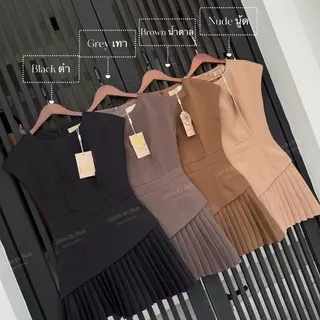 Leeyar jumpsuit จั้มสูท มินิเดรส ด้านในกางเกง ใส่ง่ายๆ วันสบายๆ