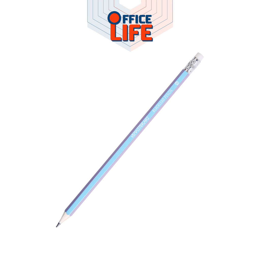 Master Art (มาสเตอร์อาร์ต) ดินสอ ดินสอไม้ ดินสอดำ HB รุ่น Ribbon ความเข้ม HB ( 50 ด้าม / กระปุก ) - รูปที่ 2