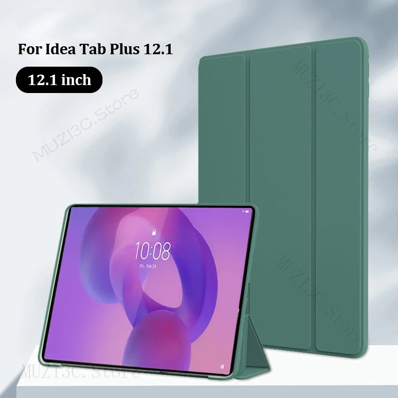 สําหรับ Lenovo Idea Tab Plus 12.1 กรณี tb361fu tb365fc Xiaoxin Pad 12.1 "2025 Trifold PU Leaher นุ่ม