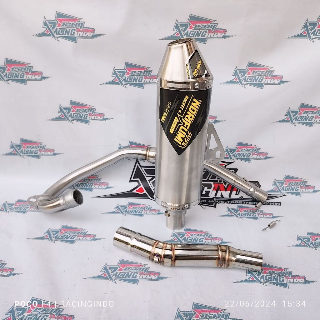 Norifumi Rocket 4 ท่อสําหรับ honda msx kawasaki ksr 110 ksr 125 ksr pro xrm 110 xrm 125