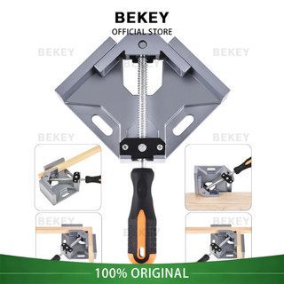 BEKEY Penjepit Sudut 90° Siku-siku Alat Las Kayu Logam Genggam Penjepit sudut siku-siku dengan pegangan tunggal Corner Clamp Penjepit Sudut Frame Kaca Kayu