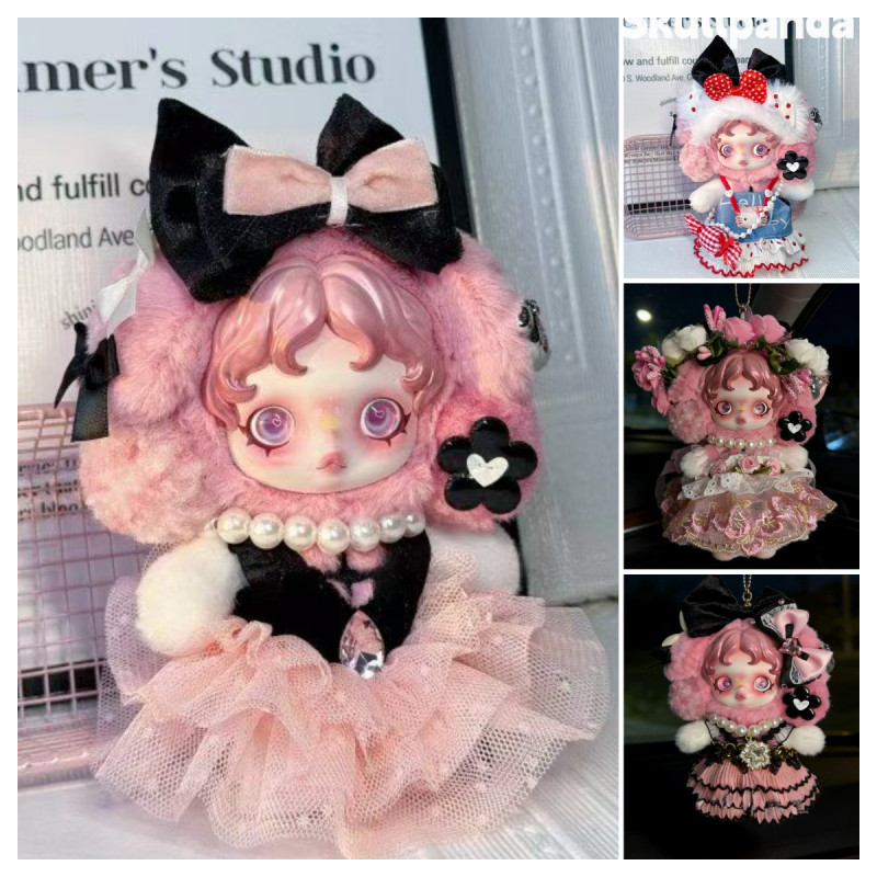 SKULLPANDA Melody จี้ตุ๊กตา High-value Dress sp Melody เสื้อผ้าเด็กตุ๊กตาแฟชั่นน่ารักเสื้อผ้าอุปกรณ์เสริมแต่งตัวของขวัญทดแทน