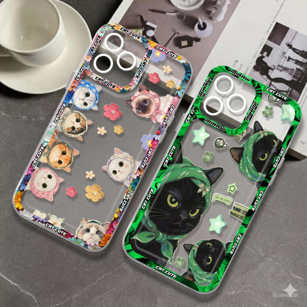 CASING SOFTCASE BENING PREMIUM CLEAR SILICON สําหรับ POCO C85 C75 C71 C40 C65 F7 F6 F5 F4 F3 M7 M6 M
